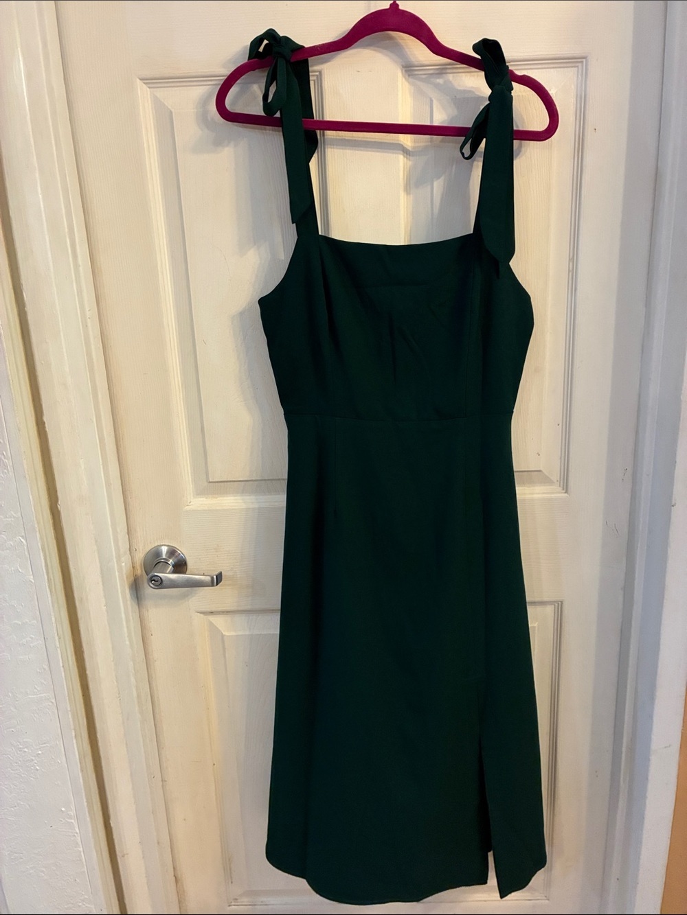 Petal & Pup Woman’s Emerald Shoulder Tie Midi Dress, Size: 6, NWT